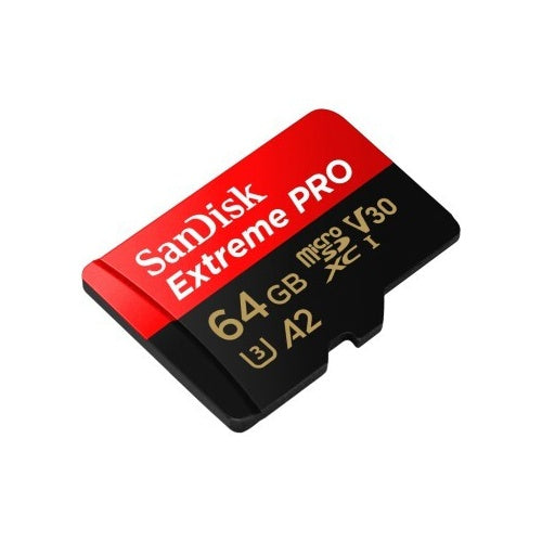 Sandisk MicroSDXC Extreme PRO 64GB 200/90 Mb/s - A2 - V30 afbeelding 2
