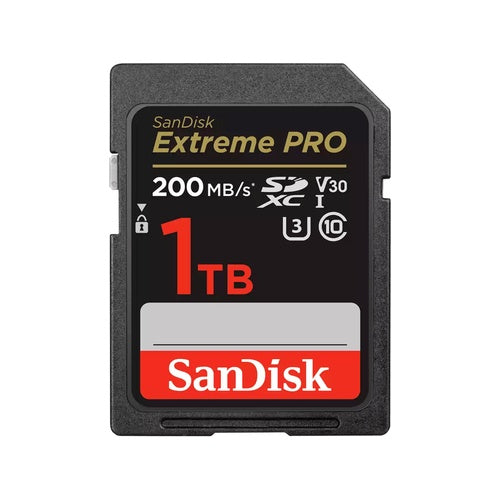 WESTERN DIGITAL EXTREME PRO 1TB SDHC MEMORY CARD 200MB/S 140MB/S UHS-I CLASS (SDSDXXD-1T00-GN4IN) afbeelding 1
