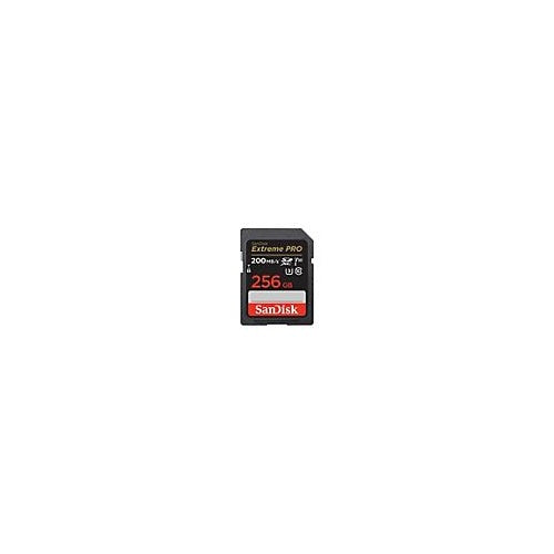 SanDisk Extreme Pro - Flash-Speicherkarte - 256GB - Video Class V30 / UHS-I U3 / Class10 - SDXC UHS-I (SDSDXXD-256G-GN4IN) afbeelding 2