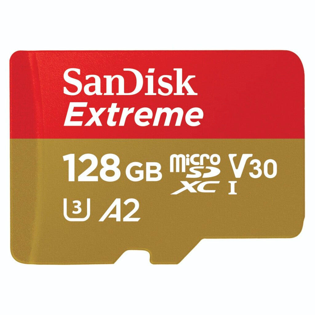 Sandisk MicroSDXC Extreme 128GB 190mb/ 60mb,U3,V30,A2 AC