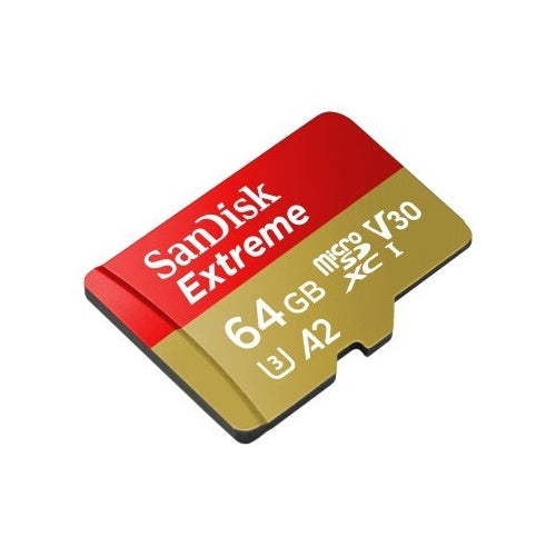 Sandisk MicroSDXC Extreme 64GB 170/80 Mb/s - A2 - V30 - SD afbeelding 2