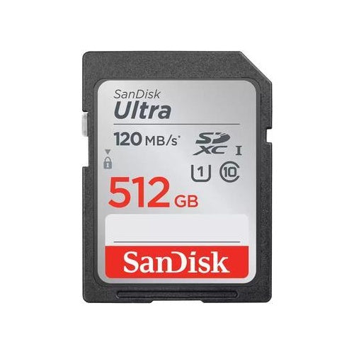 SanDisk Ultra - Flash-Speicherkarte - 512GB - UHS-I U1 / Class10 - SDXC UHS-I (SDSDUN4-512G-GN6IN) afbeelding 1