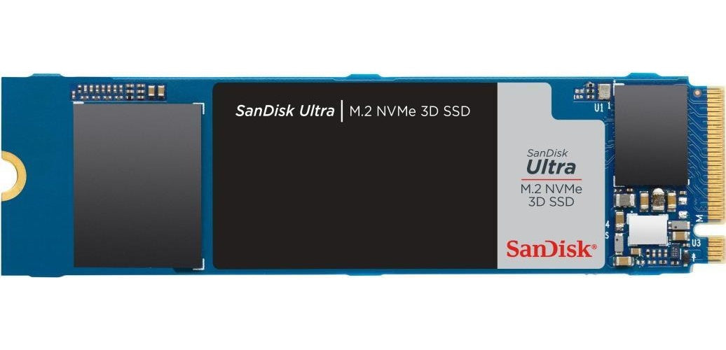 SanDisk Ultra 3D - SSD - 1 TB - intern - M.2 2280 - PCIe 3.0 x4 (NVMe) afbeelding 1