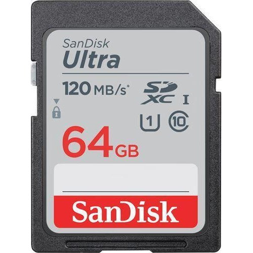 SanDisk Ultra - Flash-Speicherkarte - 64GB - Class 10 - SDHC UHS-I (SDSDUNB-064G-GN6IN) afbeelding 1