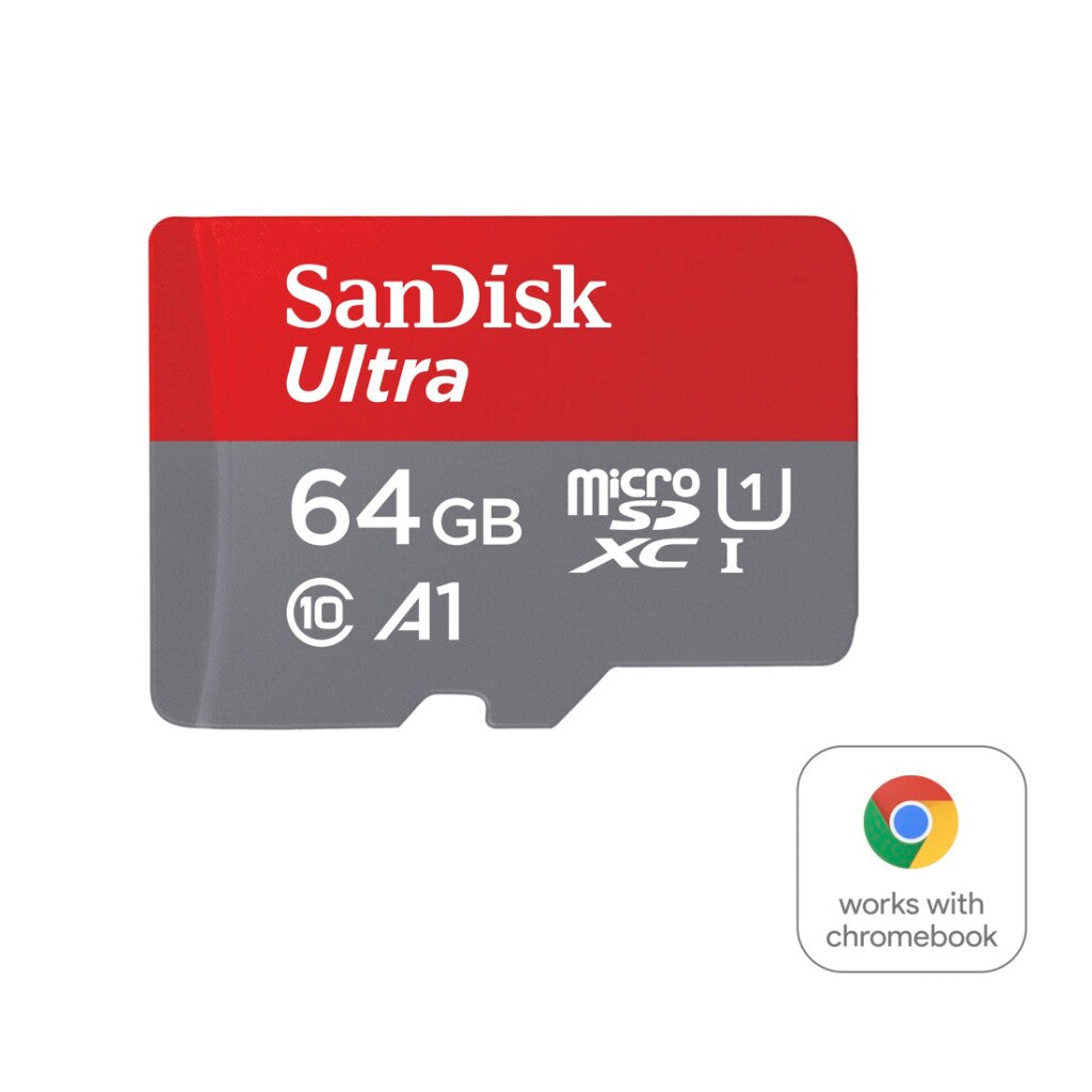 Sandisk MicroSDXC Ultra Android 64GB 140MB/s CL10 Chromebook