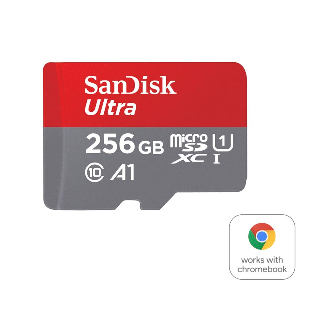 SanDisk MicroSDXC Ultra 256GB 150MB/s CL10 for Chromebook