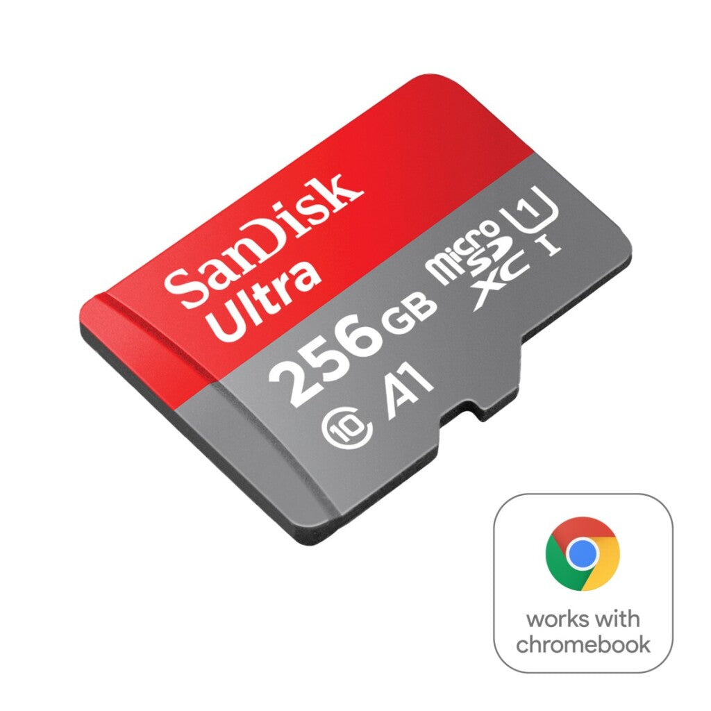 SanDisk MicroSDXC Ultra 256GB 150MB/s CL10 for Chromebook