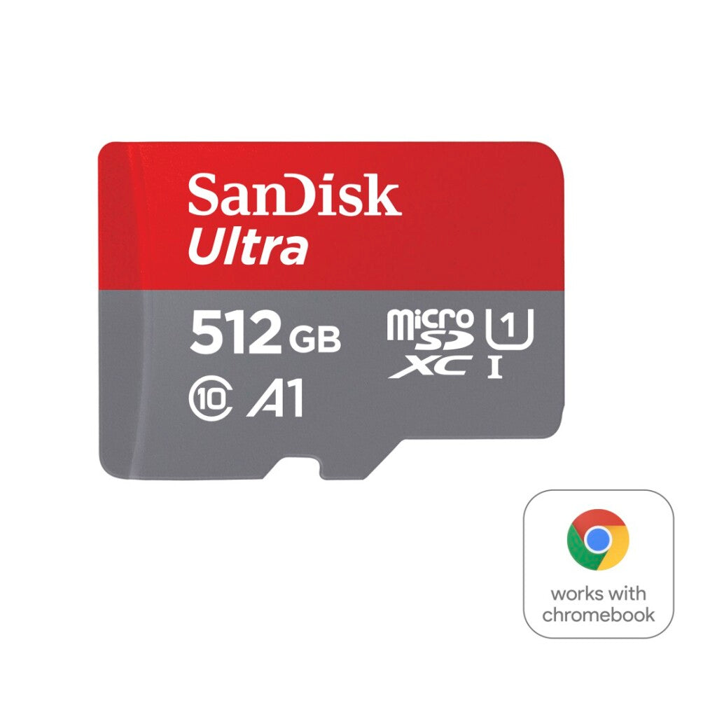 SanDisk MicroSDXC Ultra 512GB 150MB/s CL10 for Chromebook