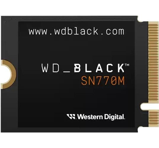 WD Black SN770M WDBDNH0020BBK-WRSN - SSD - 2TB - intern - M.2 2230 - PCIe 4,0 x4 (NVMe) (WDBDNH0020BBK-WRSN) afbeelding 1