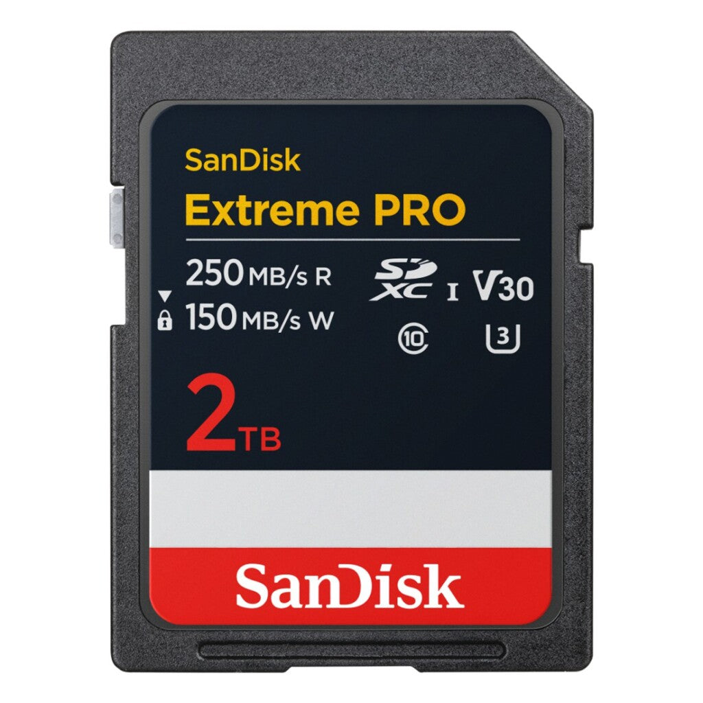 SanDisk Extreme PRO Memory Card 2TB 250MB/s Read 150MB/s Write