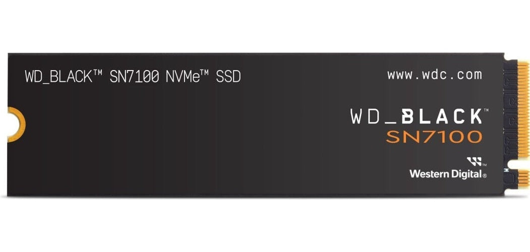 WD 1TB WD_BLACK SN7100 NVME SSD UP (WDBELG0010BBK-WRSN) afbeelding 1