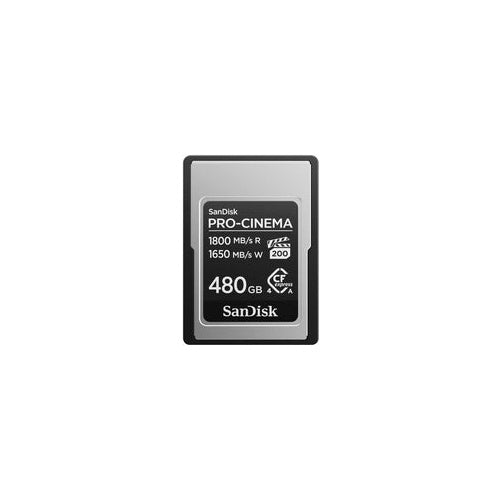 SanDisk PRO-Cinema CFexpress Type A Card - CF Express Typ B (SDCFEA-480G-GN4NN) afbeelding 1