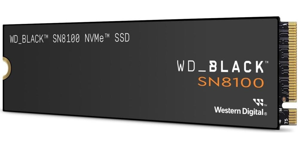 SanDisk WD_BLACK SN8100 NVMe SSD 1TB Retail NVMe / M.2 / PCIe / 14900MB/s read / 11000MB/s write / Gen5 (WDBCMT0010BNC-WRSN) afbeelding 1