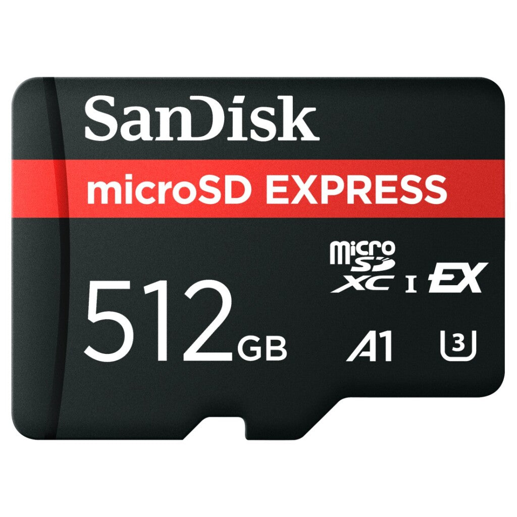 SanDisk MicroSDexpress Gameplay 512GB 880MB/s Read 650MB/s Write