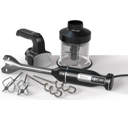 Ninja CI100EU Mixer 0,7 l Pürierstab 850 W Schwarz - Edelstahl - Transparent (CI100EU) afbeelding 1