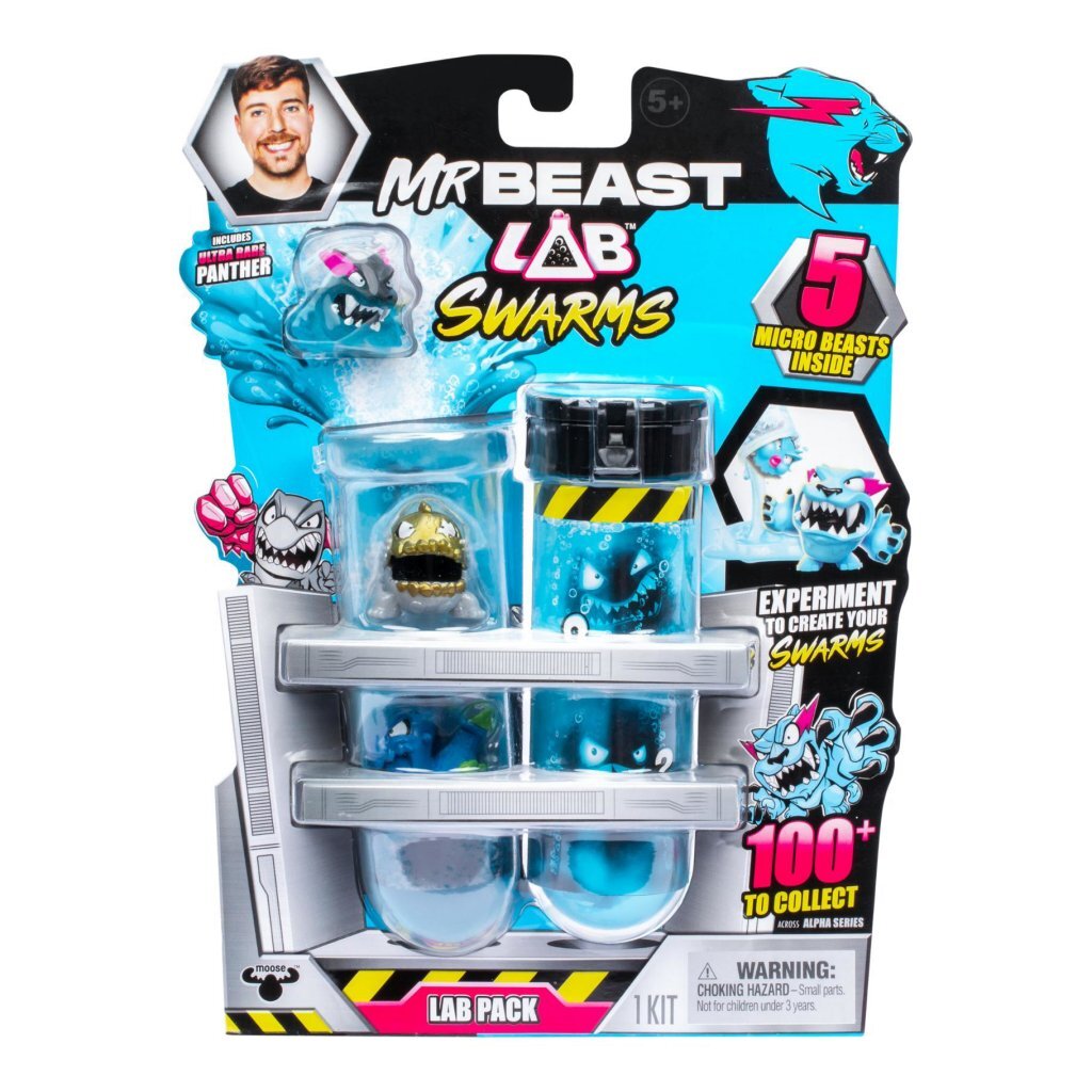 Mister Beast Lab Swarms 5 Pack Action Figures - Unique Toys for Kids and Collectors