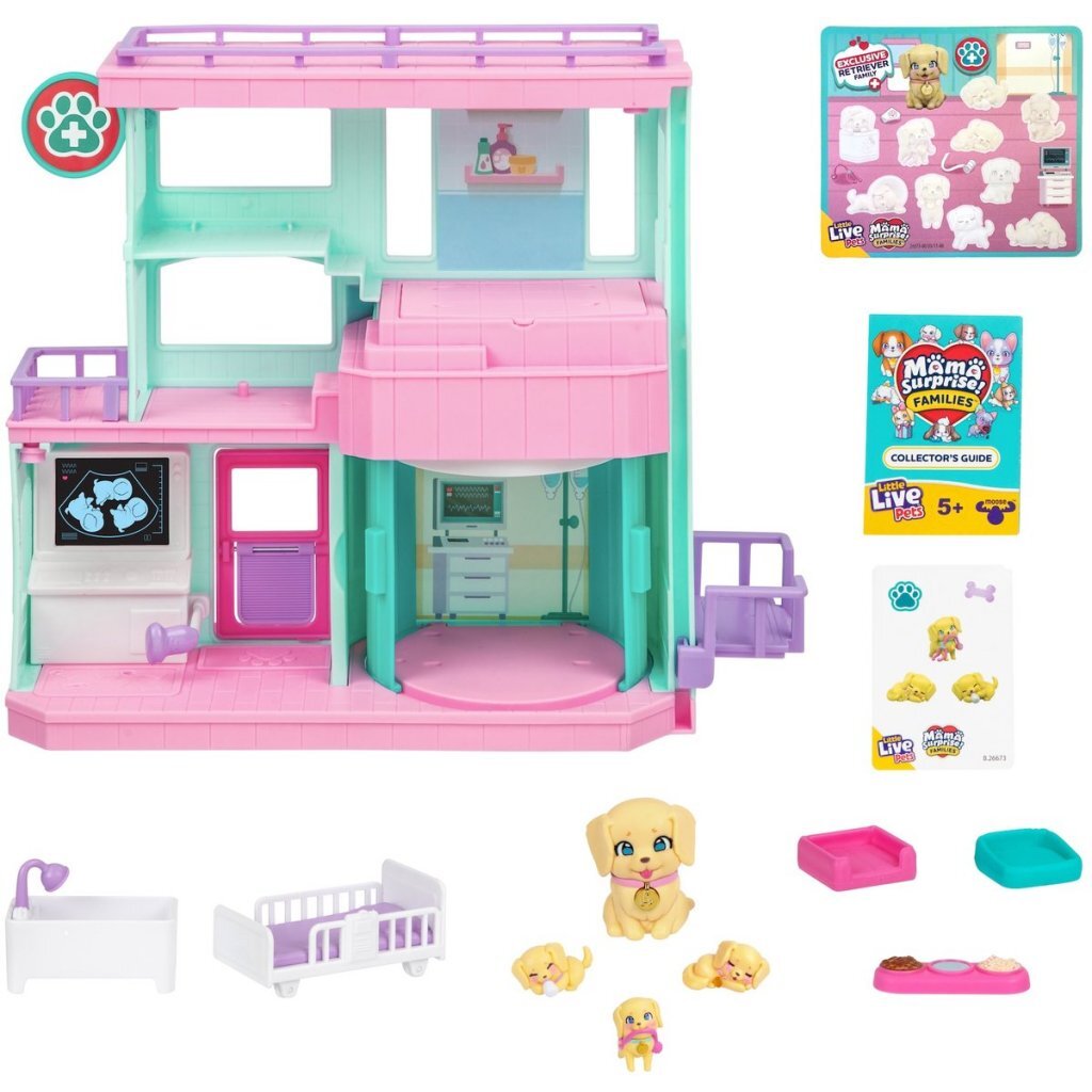 Little Live Pets Mama Surprise Families Baby Hospital Playset