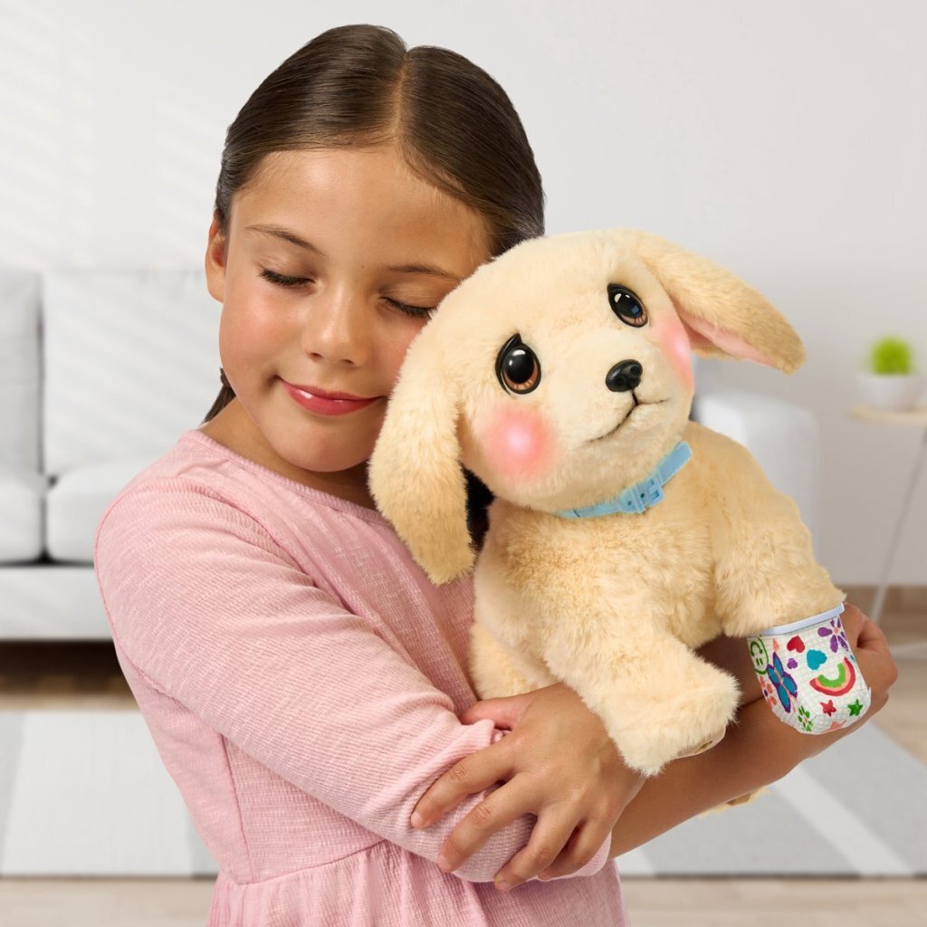 Little Live Pets Ouchies Puppy Cooper with Light and Sound - Interactive Toy for Kids 5+