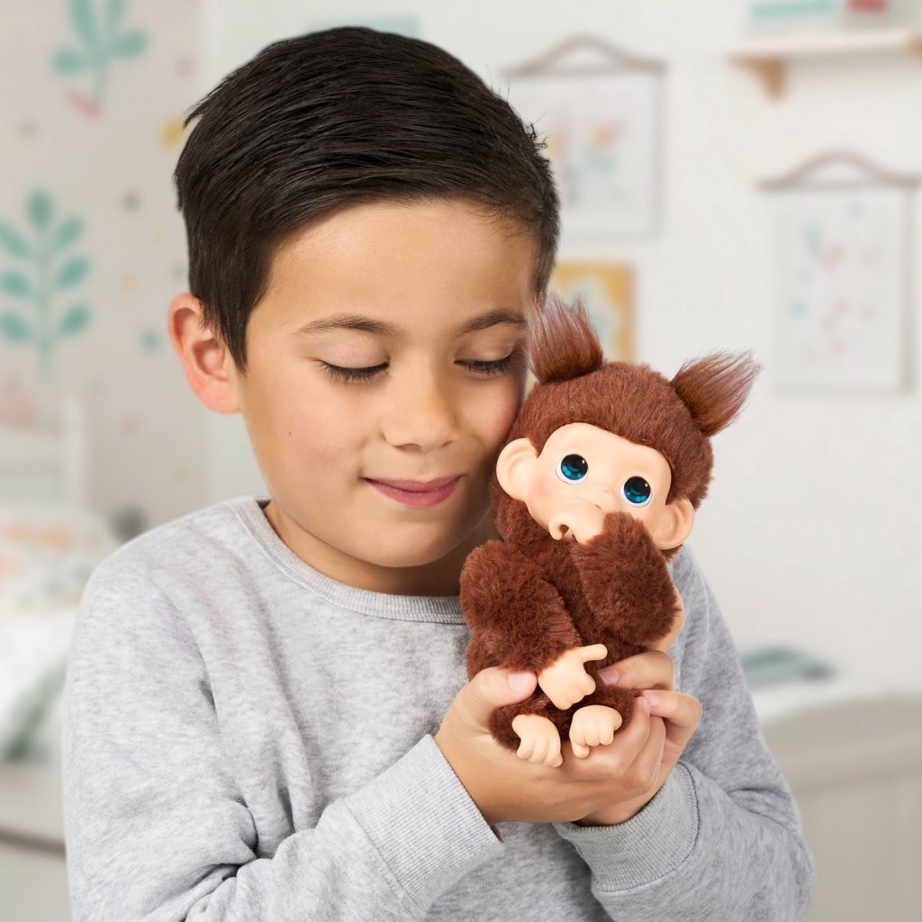 Little Live Pets My Baby Mini Monkey Cherry with Sound - Interactive Toy for Kids 4+