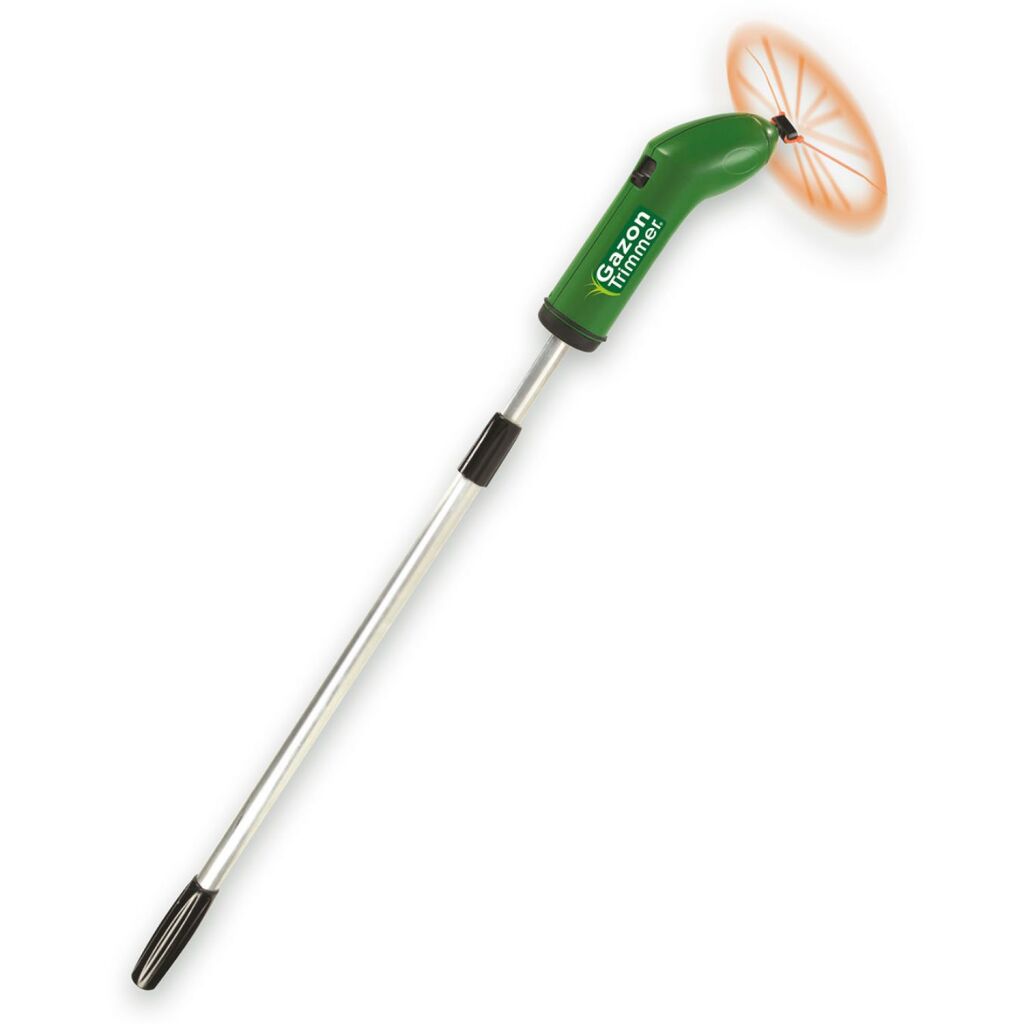 Cordless Lawn Mower and Edger with Extendable Handle Grass Trimmer Green