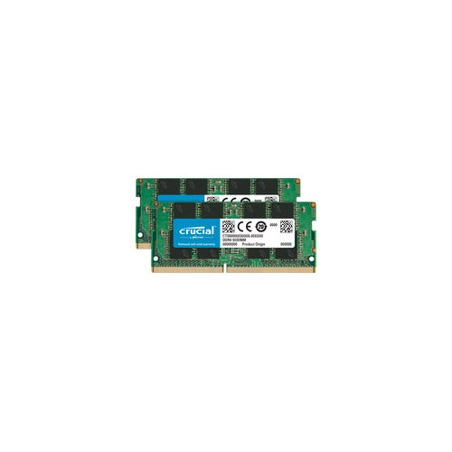 Crucial | DDR4 SO-DIMM Kit CT2K16G4SFRA32A 32GB 2x16GB 3200MHz 1.2V CL22 Non-ECC | For Laptops SFF afbeelding 1