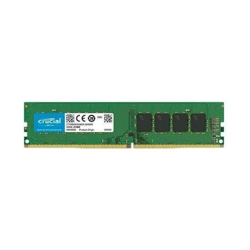 Crucial - DDR4 - Modul - 16 GB - DIMM 288-PIN - 1600 MHz / PC4-25600 - CL22 - 1.2 V - ungepuffert - non-ECC (CT16G4DFRA32A) afbeelding 1