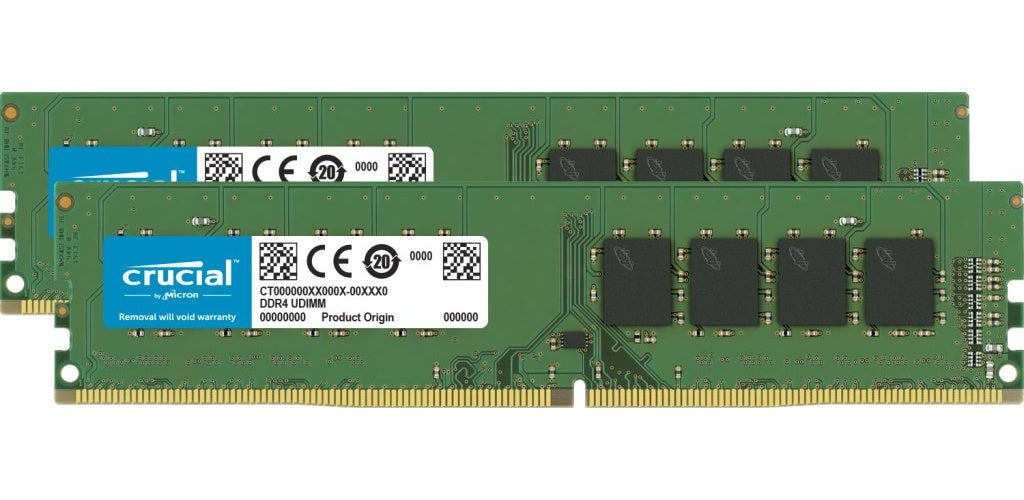 Crucial | DDR4 Desktop Memory CT2K16G4DFRA32A 32GB (2x16GB) 3200MHz 1.2V | Unbuffered Non-ECC - DIMM 288-Pin afbeelding 1