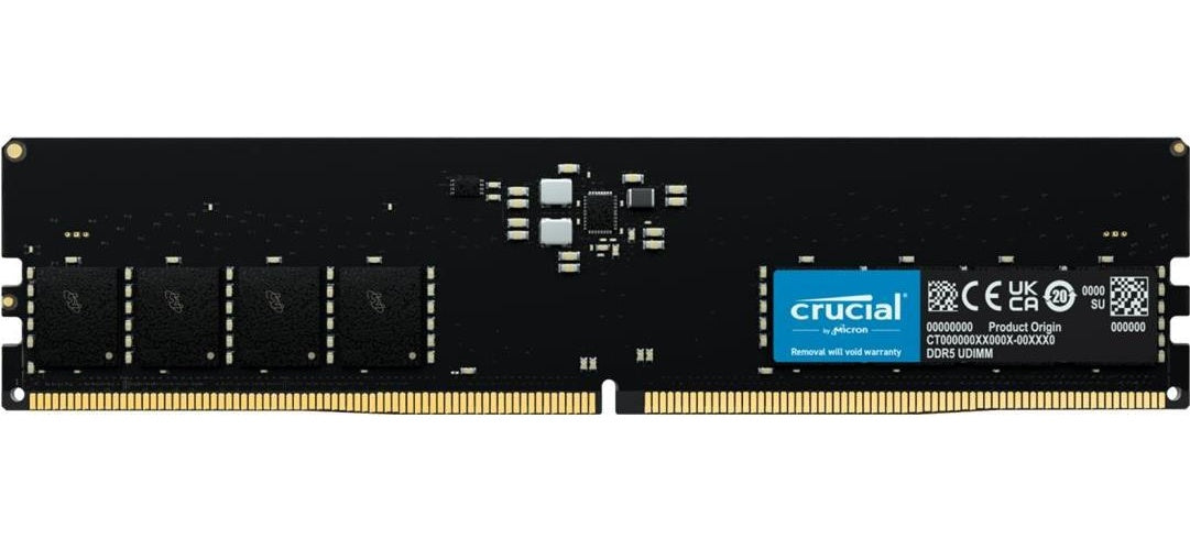 CRUCIAL DRAM 16GB DDR5-4800 UDIMM CL40 16Gbit (CT16G48C40U5) afbeelding 1