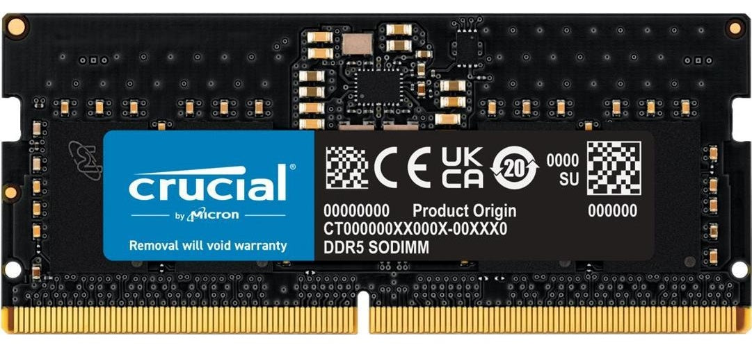 Crucial 8GB DDR5-4800 SODIMM (CT8G48C40S5) afbeelding 1