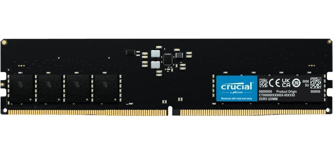 Crucial 16GB DDR5-5600 UDIMM CL46 (16Gbit) (CT16G56C46U5) afbeelding 1