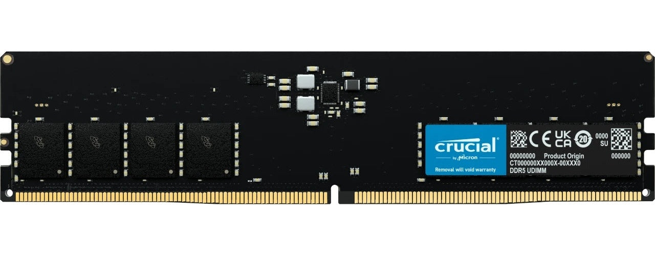 Crucial CT32G56C46U5T 32 GB DDR5-5600 ECC UDIMM Arbeitsspeicher Tray - 0649528929853 - image 1