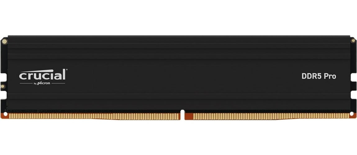 Crucial CP16G56C46U5. Komponente für: PC / Server, Speicherkapazität: 16 GB, Speicherlayout (Module x Größe): 1 x 16 GB, Interner Speichertyp: DDR5, Speichertaktfrequenz: 5600 MHz, CAS Latenz: 46 (CP16G56C46U5) afbeelding 1