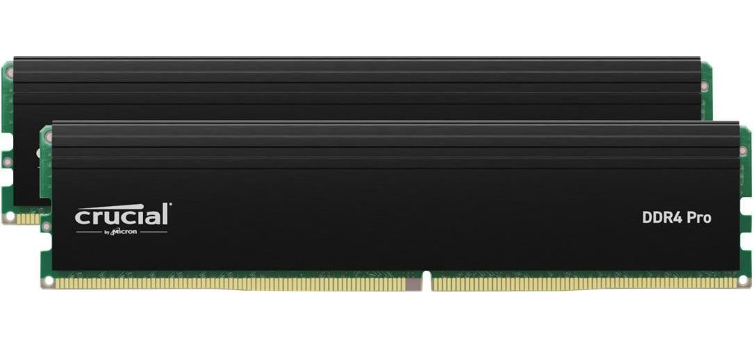 Crucial RAM Crucial Pro 32GB Kit (2x16GB) DDR4-3200 UDIMM CL22 (8Gbit/16Gbit) (CP2K16G4DFRA32A) afbeelding 1