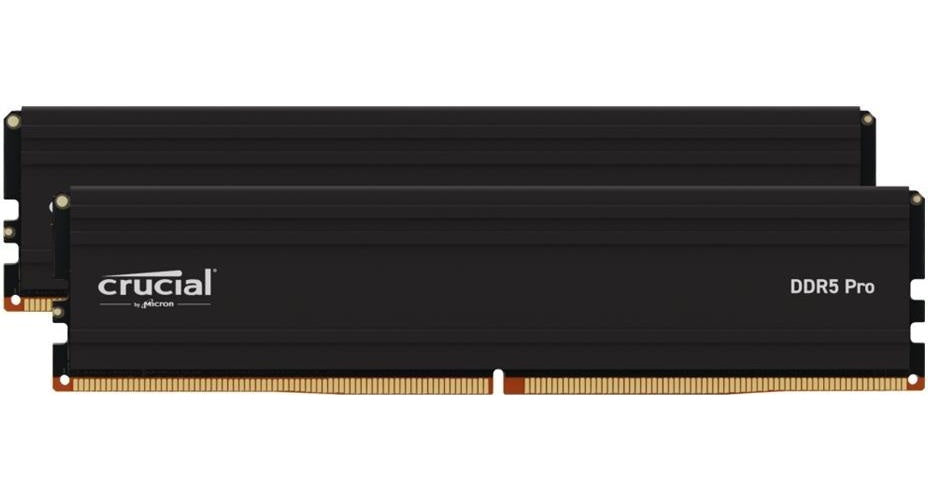 Crucial Pro DDR5-6000 Kit 32GB 2x16GB UDIMM CL48 (16Gbit) (CP2K16G60C48U5) afbeelding 1