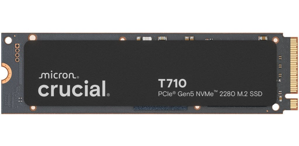 Crucial T710 1TB PCIe Gen5 NVMe M.2 2280 SSD (CT1000T710SSD8) afbeelding 1