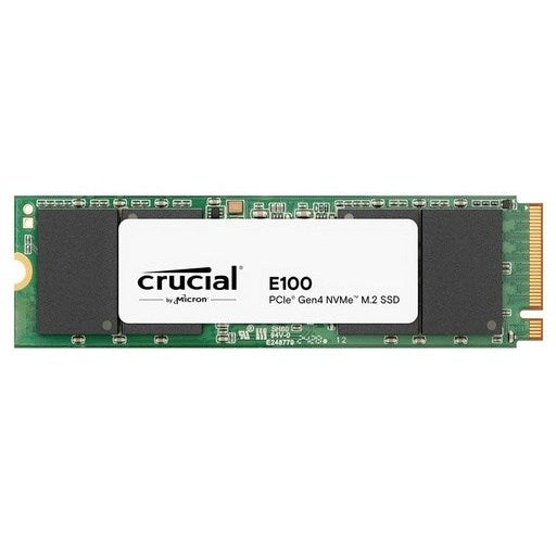 Micron Crucial E100 - SSD - 480 GB - intern - M.2 2280 - PCIe 4.0 x4 (NVMe) (CT480E100SSD8) afbeelding 1
