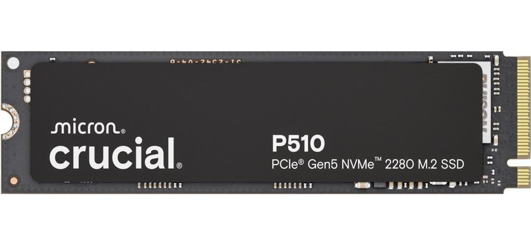 Crucial P510 - SSD - 1 TB - intern - M.2 2280 - PCI Express 5.0 x4 (NVMe) (CT1000P510SSD8) afbeelding 1