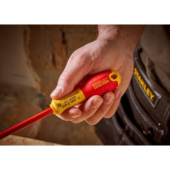 STANLEY FATMAX Insulated Screwdriver Set - 6 Pieces - 1000V - 0-65-443