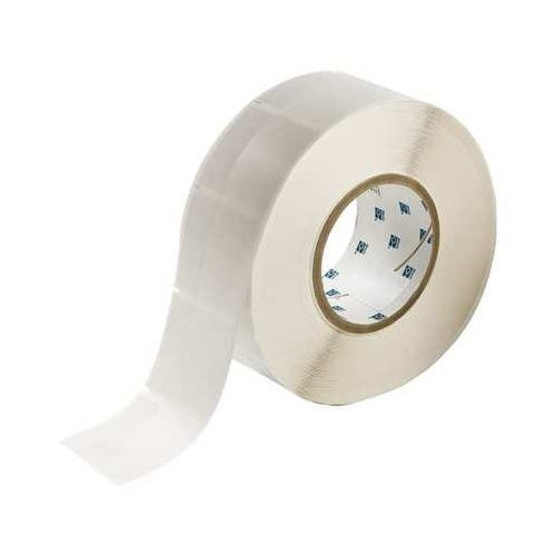 Brady, THT-67-427-1.5, selbstlaminierendes Vinyl, Weiß/Transparent, 50,8 x 19,05(57,15)mm, permanent, 1-bahnig, für max. Kabeldurchmesser von 12mm (1500 E.) (030541) afbeelding 1