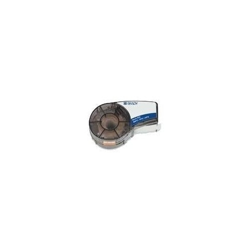 Brady B-499 - Nylon-Gewebeetiketten, matt - Schwarz auf Weiß - Rolle (1,91 cm x 4,9 m) 1 Rolle(n) - für Brady BMP21, ID PAL, LABPAL (110895) afbeelding 1