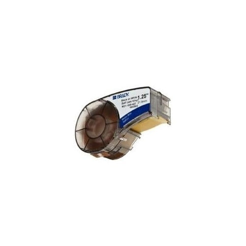 Brady, M21-1250-427, Vinyl selbstlaminierend, Schwarz auf Weiß/Transparent, 30,48mm x 4,26m, max. Kabeldurchmesser: 6mm, permanent, Endlos (110929) afbeelding 1