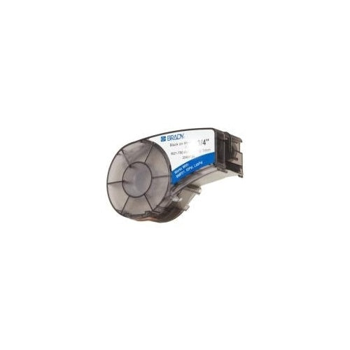 Brady B-595 - Vinyl - Schwarz auf Weiß - Rolle (19,05 mm x 6,4 m) 1 Rolle(n) Etiketten - für Brady BMP21, BMP21-LAB, BMP21-PLUS, ID PAL, LABPAL (142797) afbeelding 1