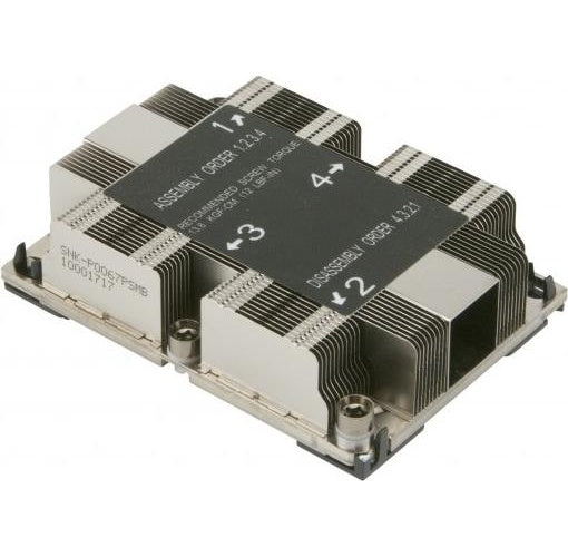 Supermicro - Prozessorkühler - (Socket P) - 1U - für SUPERMICRO X11DDW-L, X11DDW-NT afbeelding 1