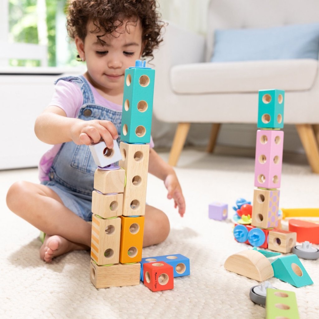 Melissa & Doug Blockables City Playset 73-piece - Suitable for Ages 2+