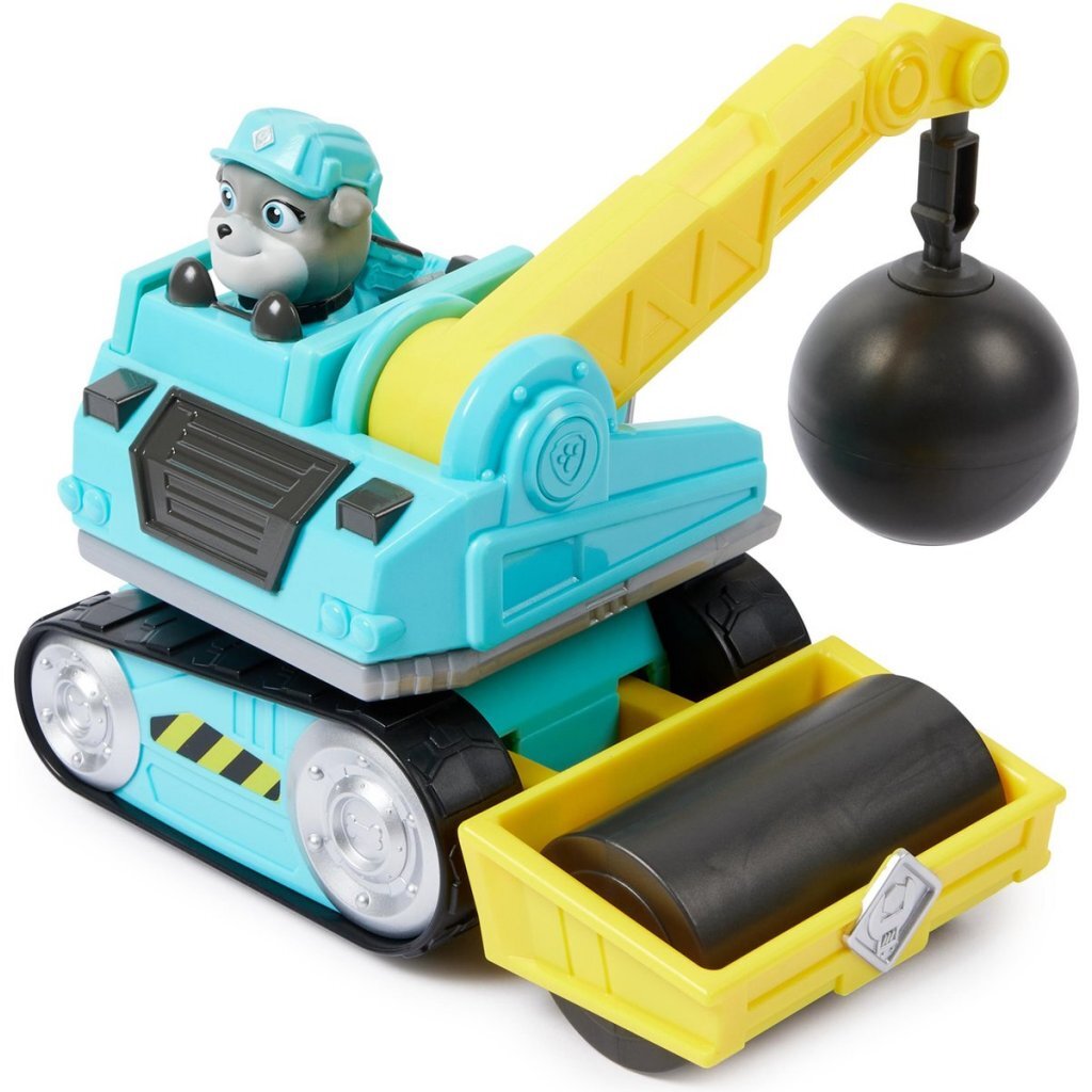 Paw Patrol Rubble & Crew Wrecking Ball Truck - Kids Toy for Ages 3+