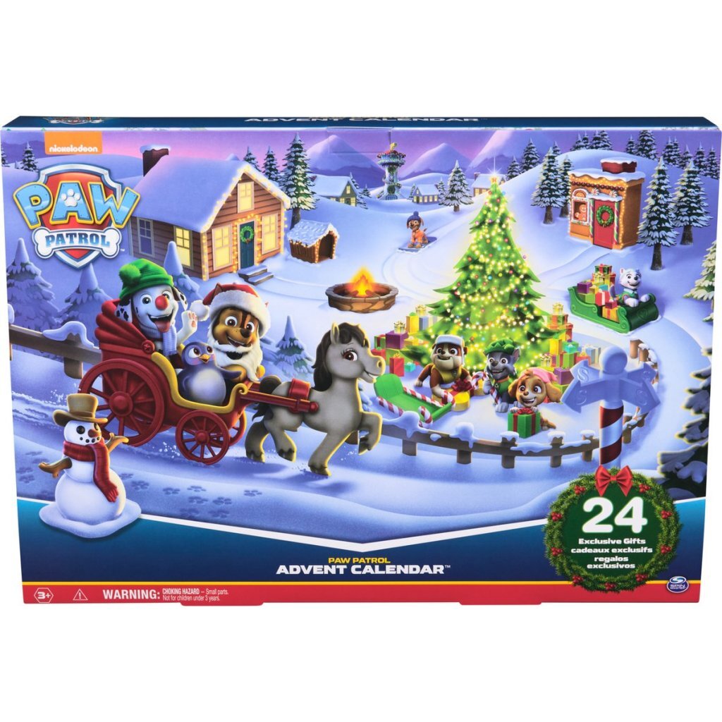 Paw Patrol Advent Calendar 2024 - 24 Surprises with Favorite Pups