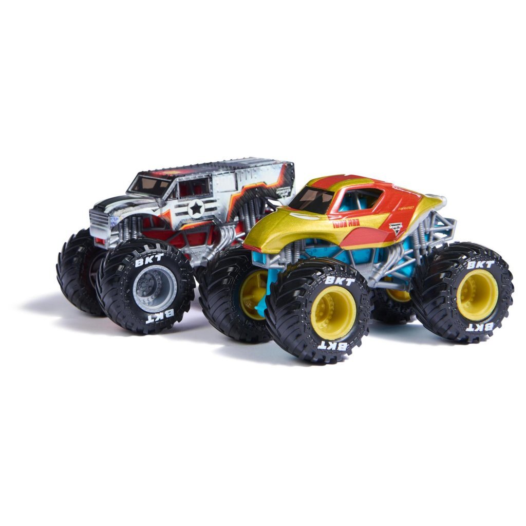 Monster Jam Marvel 2-Pack Trucks Legendary Superheroes 1:64 Scale