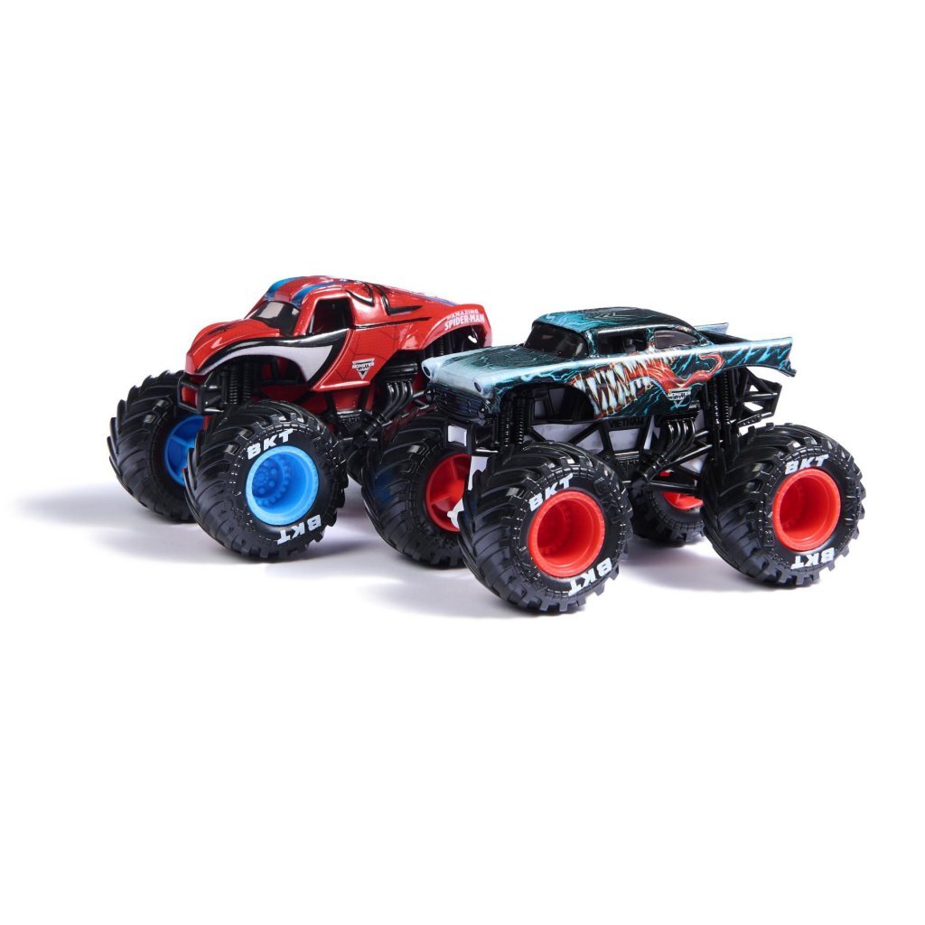 Monster Jam Marvel 2-Pack Trucks Legendary Superheroes 1:64 Scale