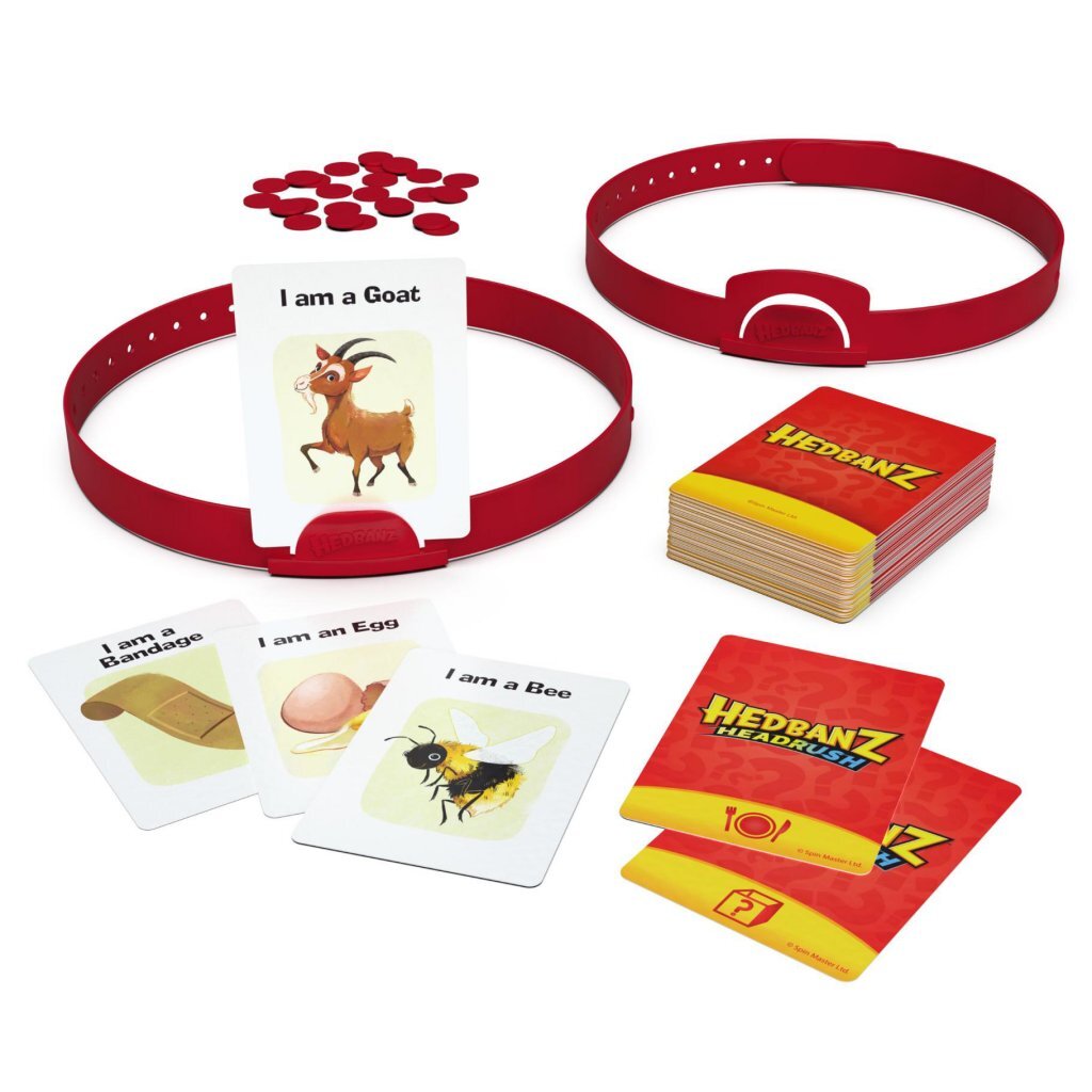 Spin Master Hedbanz Rara Wat Ben Ik? - Guessing Game for 2-4 Players Aged 6+
