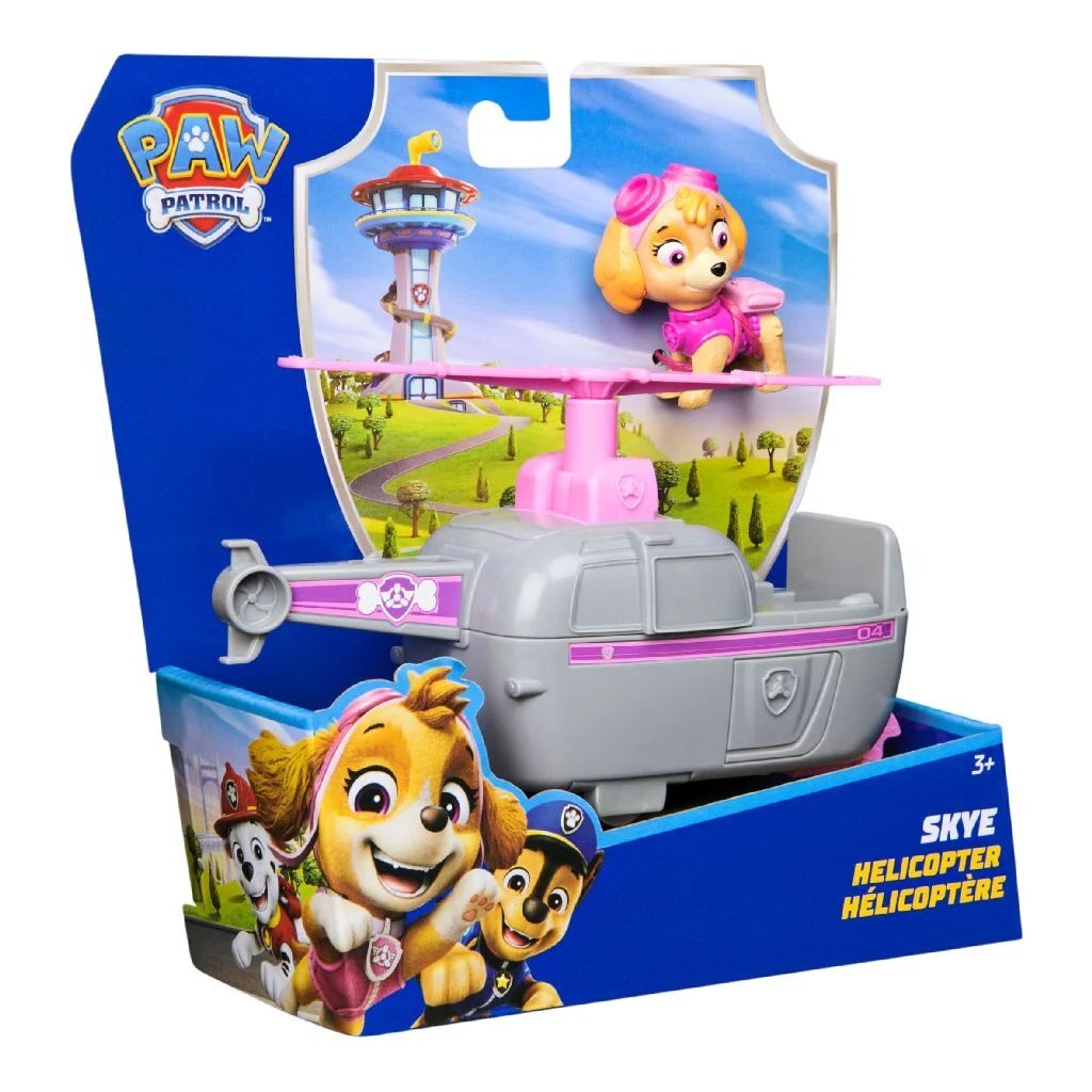 Paw Patrol Skye with Helicopter Toy Vehicle